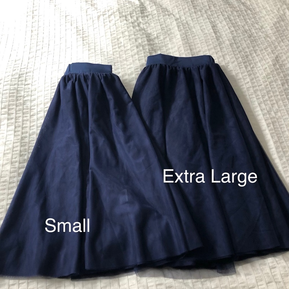 Navy blue skirt